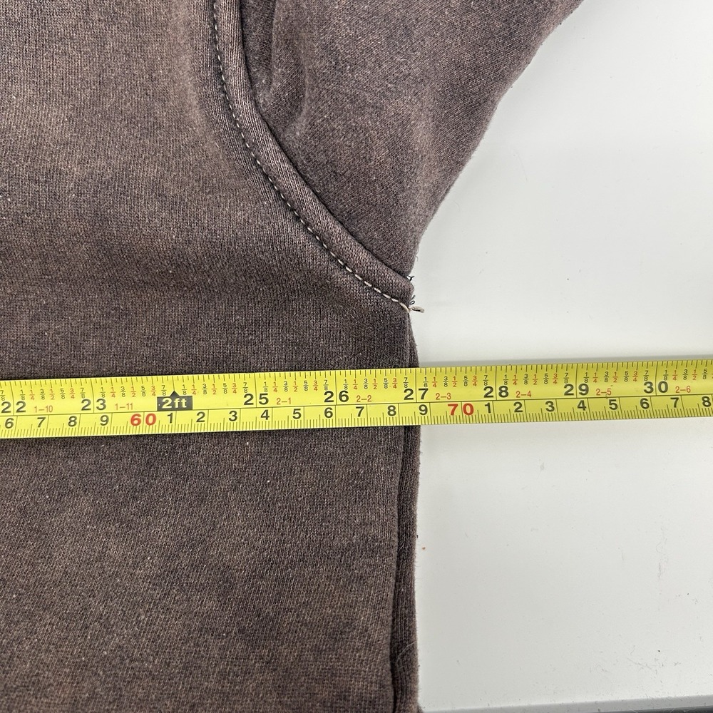 Royal‎ Blue Mens 2XL Brown Thermal Lined Full Zip Sweatshirt  Heavyweight Work - Picture 7 of 8